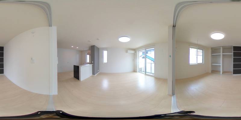 パノラマ画像リビング