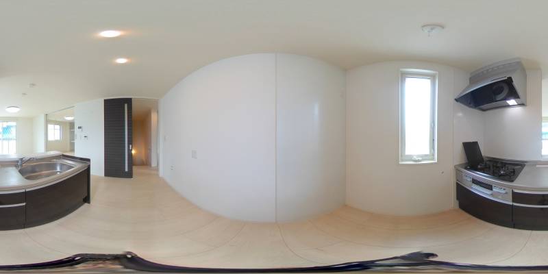 パノラマ画像キッチン