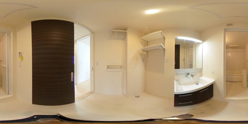 パノラマ画像洗面所