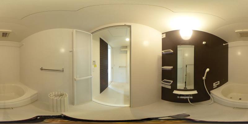 パノラマ画像バスルーム