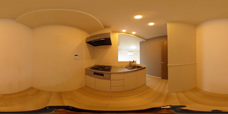 パノラマ画像キッチン