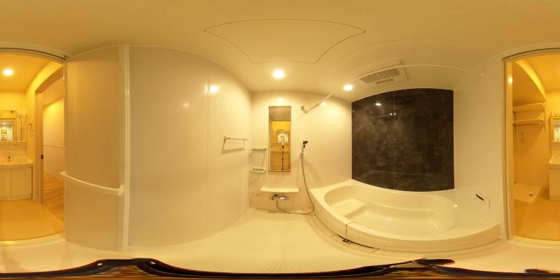 パノラマ画像バスルーム