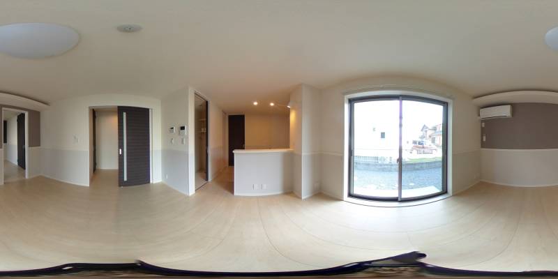 パノラマ画像リビング