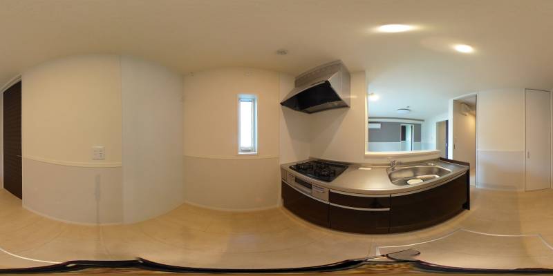 パノラマ画像キッチン