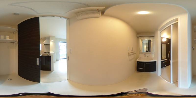 パノラマ画像洗面所