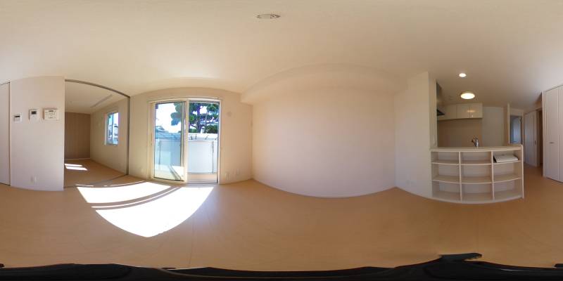 パノラマ画像リビング