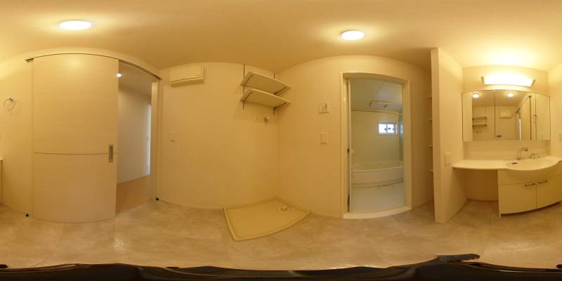 パノラマ画像洗面所