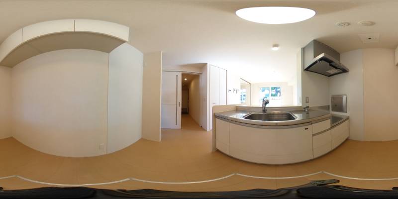 パノラマ画像キッチン