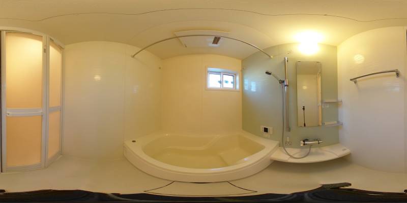 パノラマ画像バスルーム