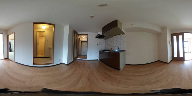 パノラマ画像キッチン