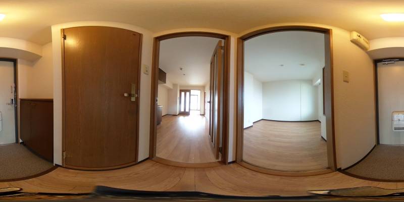 パノラマ画像玄関