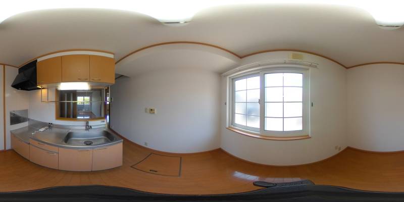 パノラマ画像キッチン