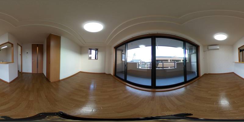 パノラマ画像リビング