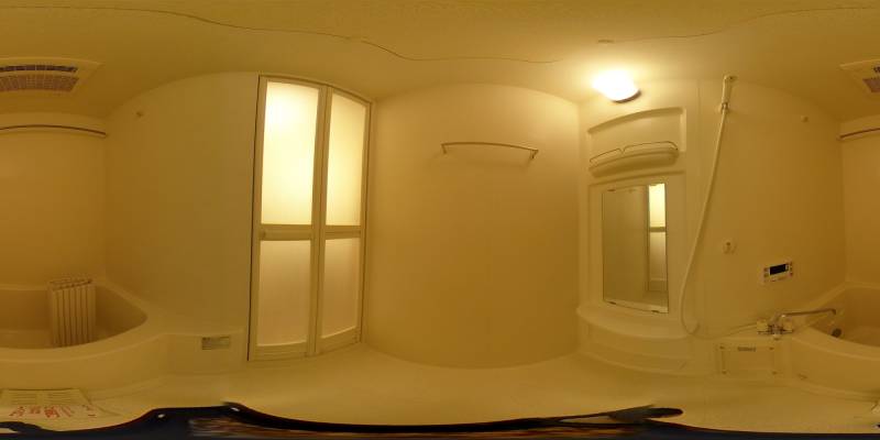 パノラマ画像バスルーム