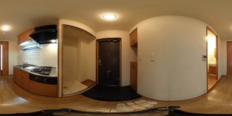 パノラマ画像玄関