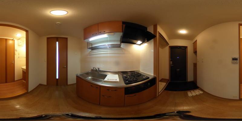 パノラマ画像キッチン