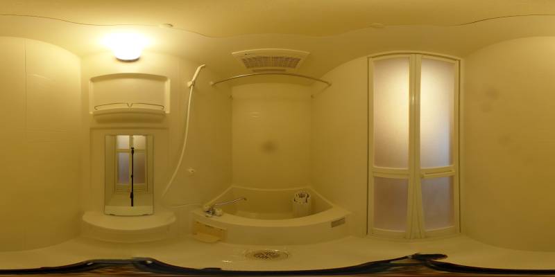 パノラマ画像バスルーム