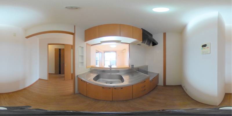 パノラマ画像キッチン