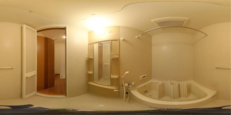 パノラマ画像バスルーム