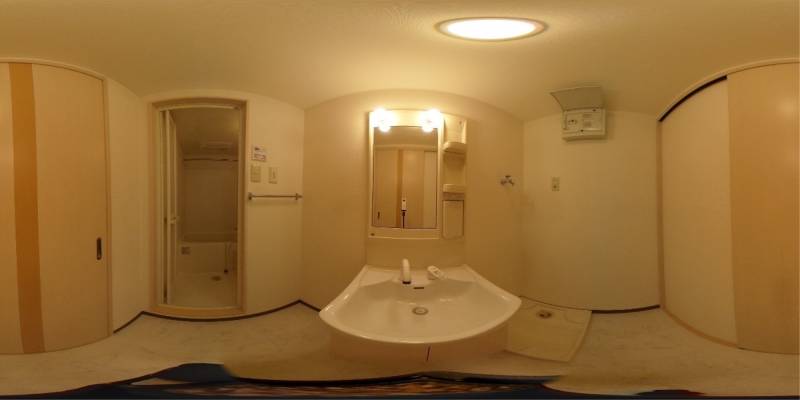 パノラマ画像洗面所