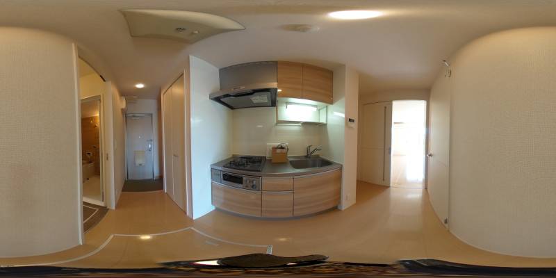 パノラマ画像キッチン