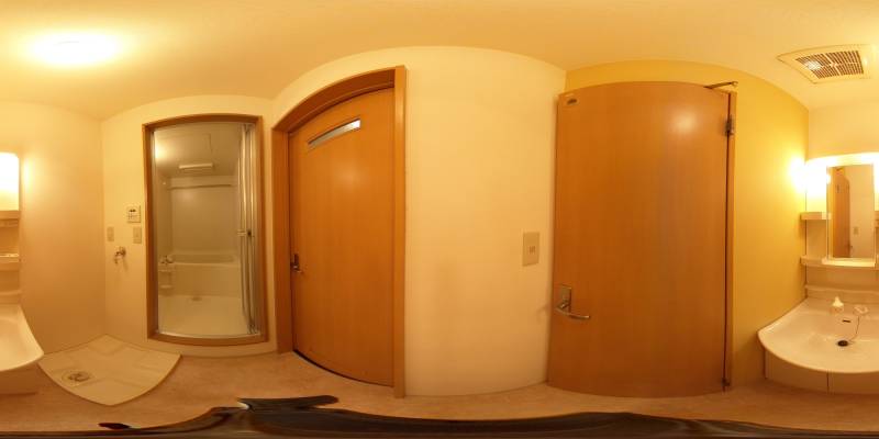 パノラマ画像洗面所