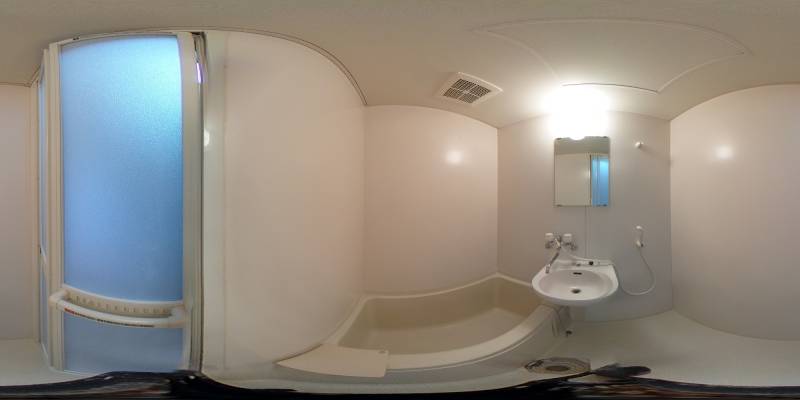 パノラマ画像バスルーム