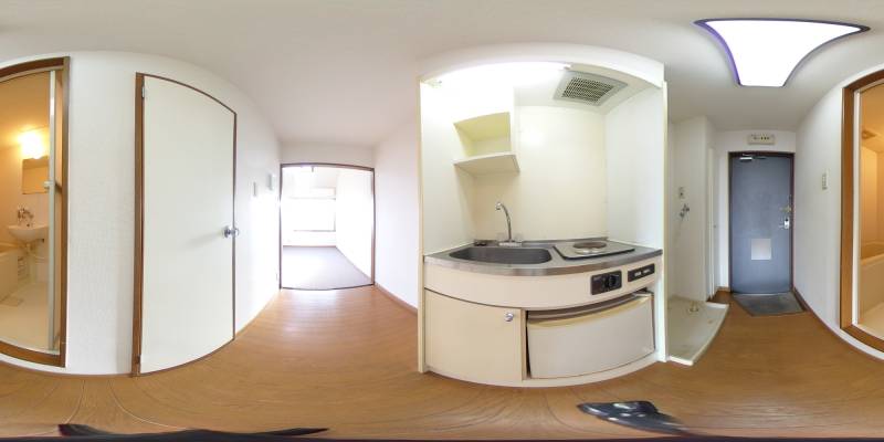 パノラマ画像キッチン