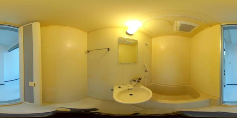 パノラマ画像バスルーム