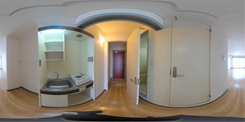 パノラマ画像キッチン