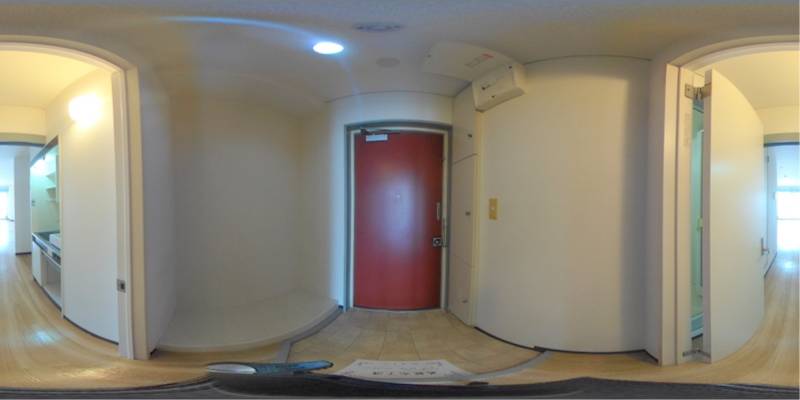 パノラマ画像玄関