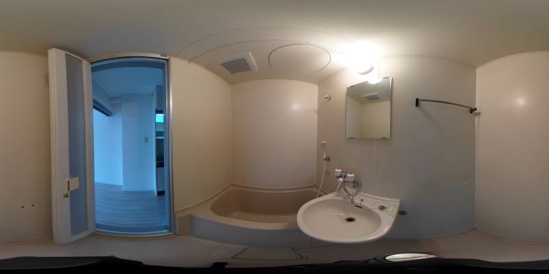 パノラマ画像バスルーム