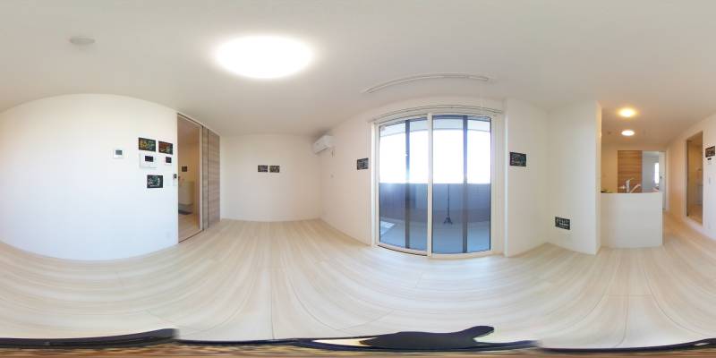 パノラマ画像リビング