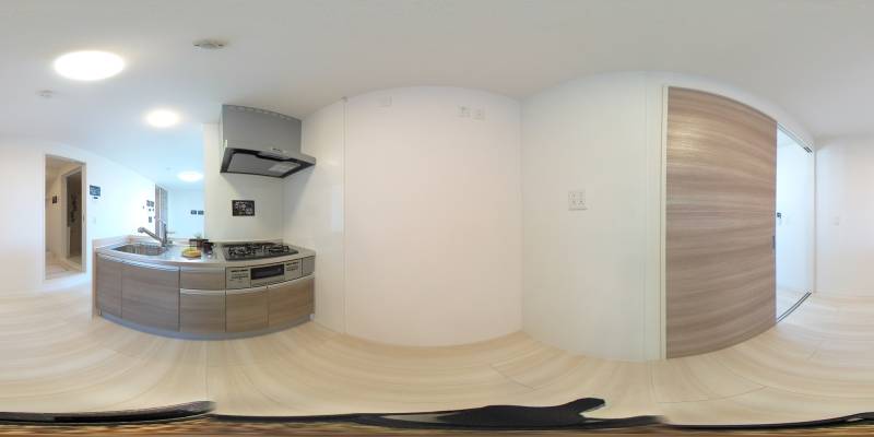 パノラマ画像キッチン