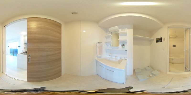 パノラマ画像洗面所