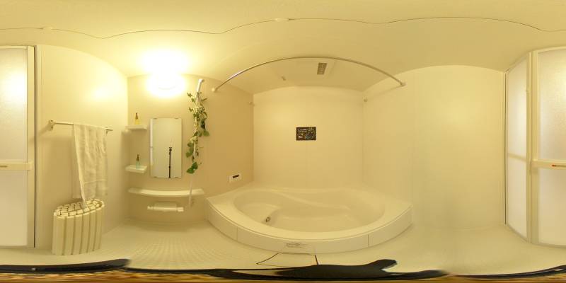 パノラマ画像バスルーム