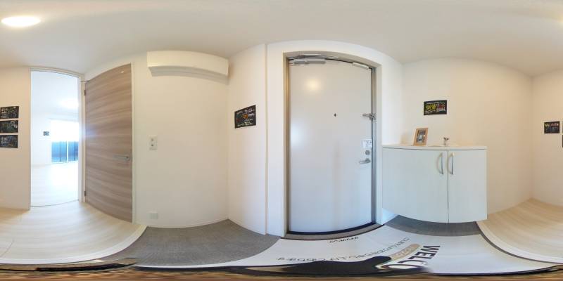 パノラマ画像玄関