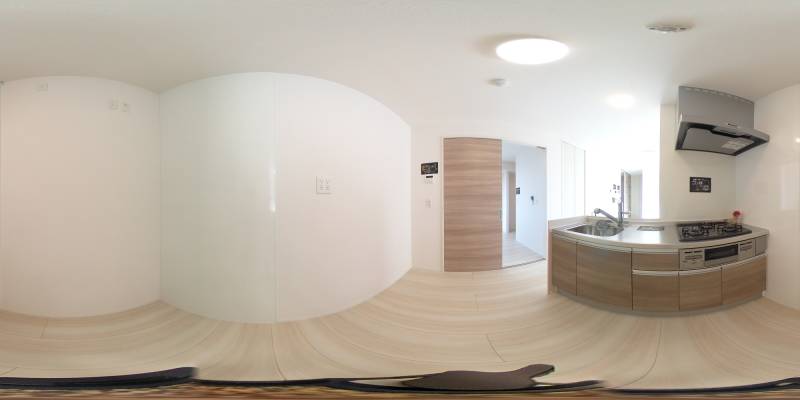 パノラマ画像キッチン