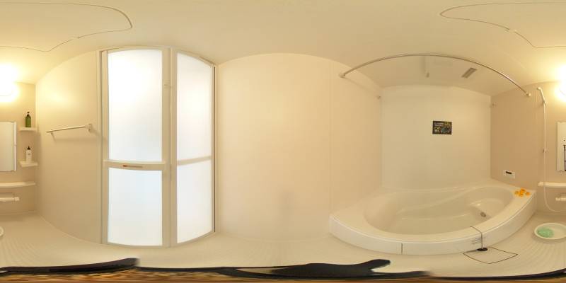 パノラマ画像バスルーム