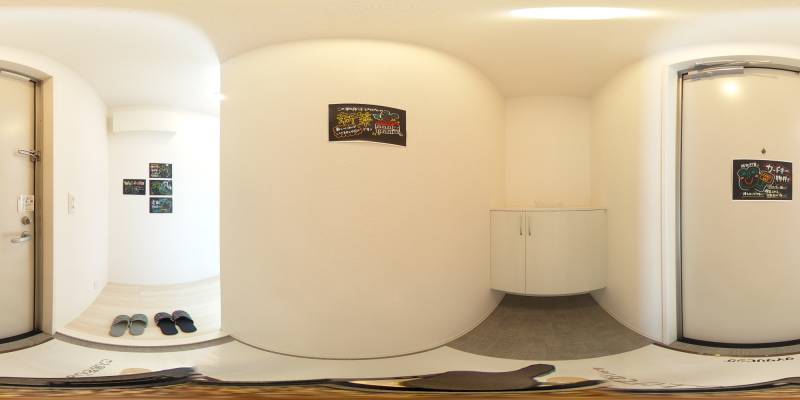 パノラマ画像玄関