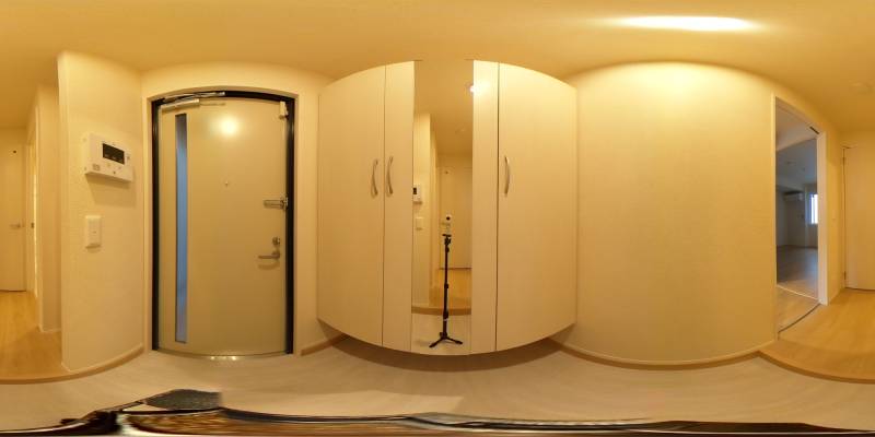 パノラマ画像玄関