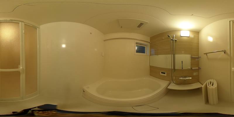 パノラマ画像バスルーム