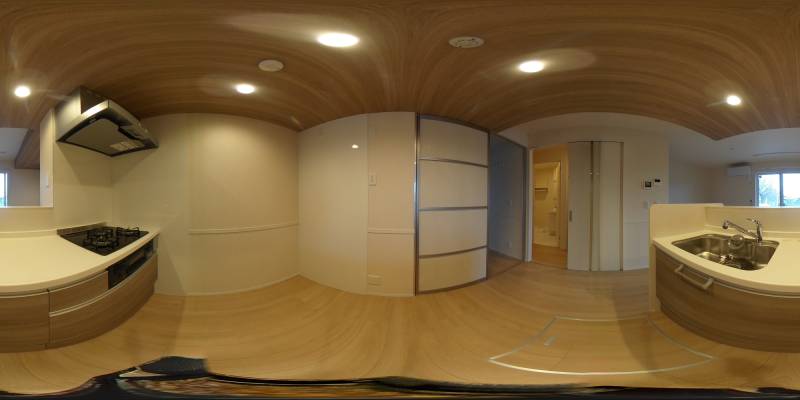 パノラマ画像キッチン