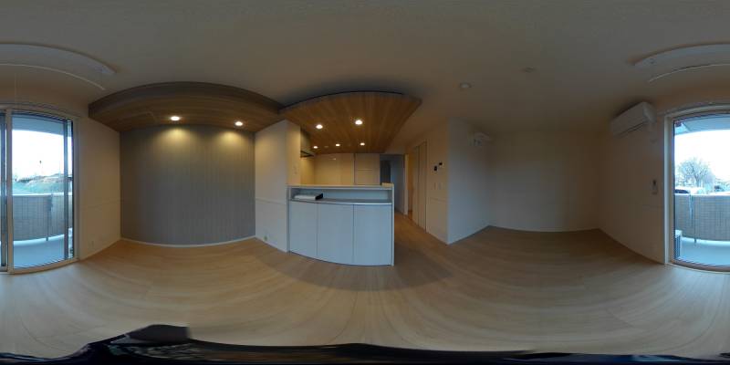 パノラマ画像洋室