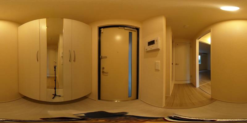 パノラマ画像玄関