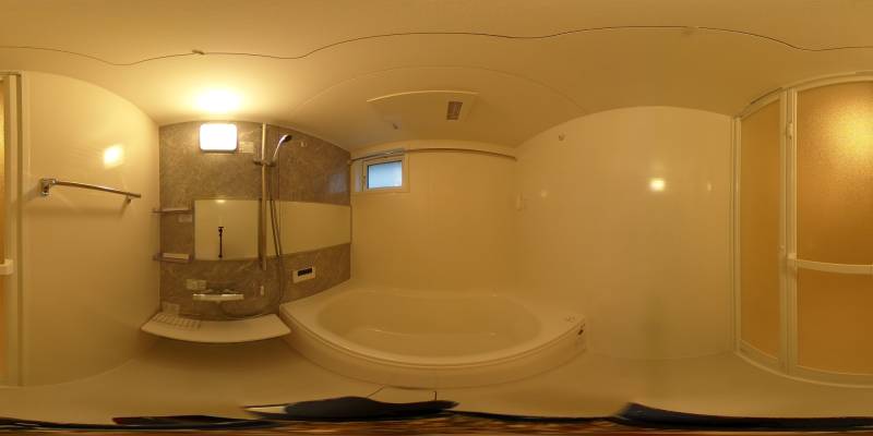 パノラマ画像バスルーム