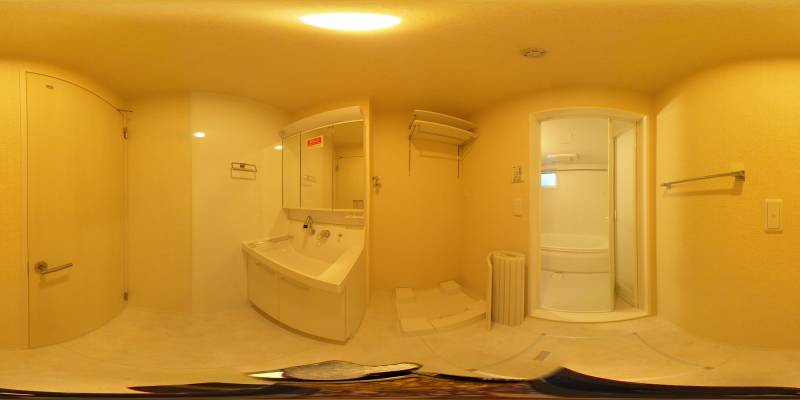 パノラマ画像洗面所