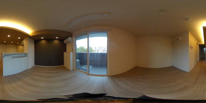 パノラマ画像洋室