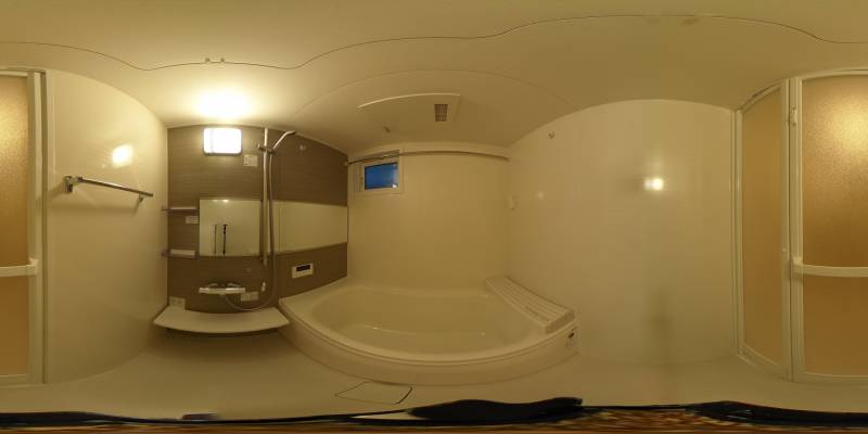 パノラマ画像バスルーム