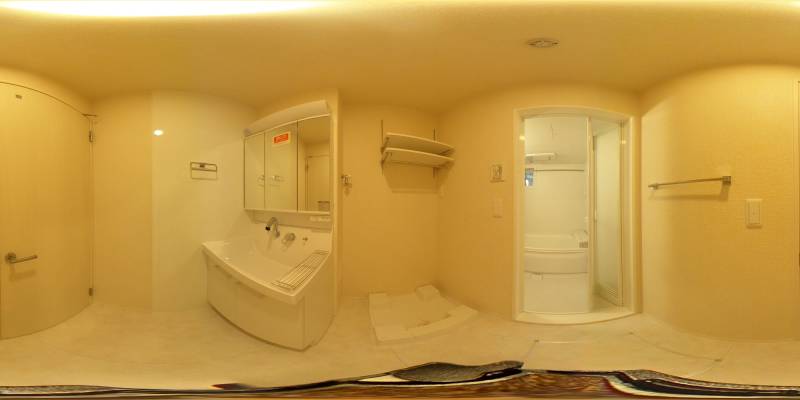 パノラマ画像洗面所